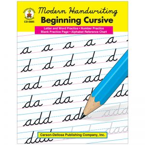 Modern Handwriting: Beginning Cursive Resource Book, Grade 4-8, Pack of 3