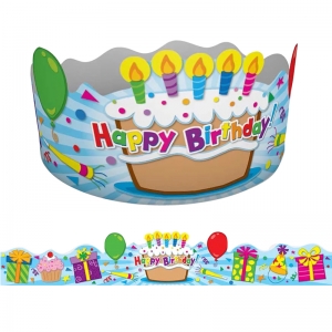 (2 PK) BIRTHDAY CROWN