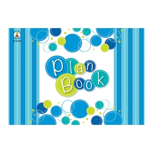 (2 EA) BUBBLY BLUES PLAN BOOK   