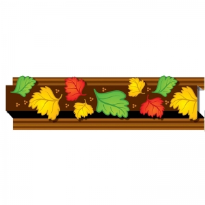 Autumn Leaves Pop-Its Straight Borders, 24' Per Pack, 6 Packs