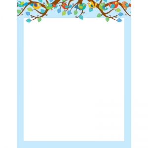Boho Birds Computer Paper - 50 Sheets per pack, 6 packs