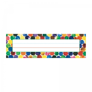 Eric Carle Dots Desk Nameplates, Pack of 36