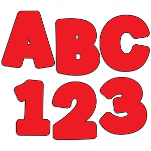 (6 PK) RED LETTERS 76 PCS PER PK   