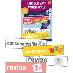 Language Arts Word Wall, Grade K, 3 Packs