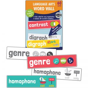 Language Arts Word Wall, Grade 2, 3 Packs