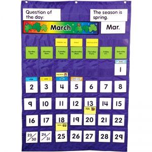 Complete Calendar & Weather Pocket Chart