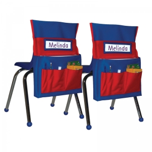 (2 Ea) Chairback Buddy Blue/red 