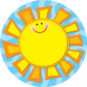 Sun Two-Sided Decorations - Year Round