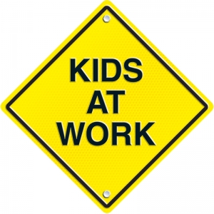 Kids at Work Two-Sided Decorations - Year Round