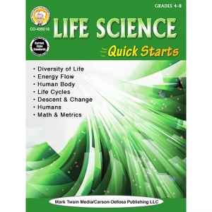 Life Science Quick Starts, Grades 4 - 9