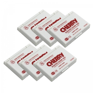 (6 EA) STAMP PAD SCENTED CHERRY RED 