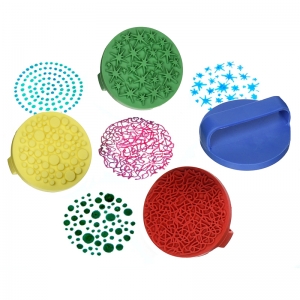 Paint and Clay Palm Printers, 4 Per Set, 3 Sets