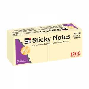 Sticky Notes 1 1/2x2 Plain   