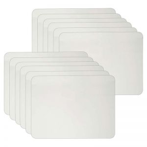 Dry Erase Lap Board, Plain 1-Sided, 9" x 12", Pack of 12
