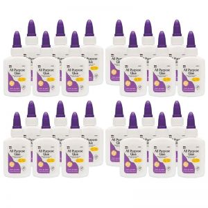 All Purpose Glue, 1.25 oz, 24 Bottles