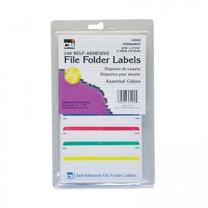 File Folder Labels Assorted 248/pk   