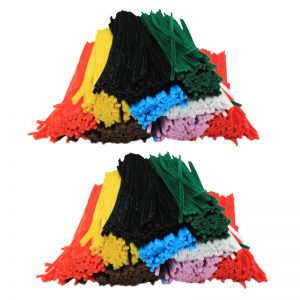 (2 Bx) Chenille Stems 12in Assorted