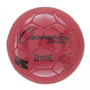 Extreme Soccer Ball, Size 5, Red