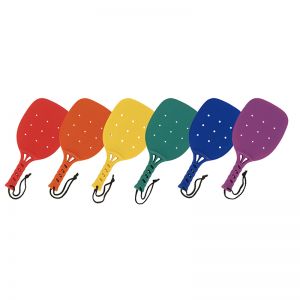 Plastic Paddleball Rackets, Set of 6