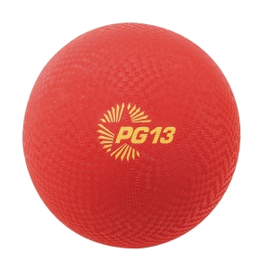 Playground Ball, 13", Red