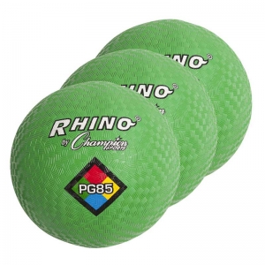 (3 Ea) Playground Ball 8 1/2in Grn 