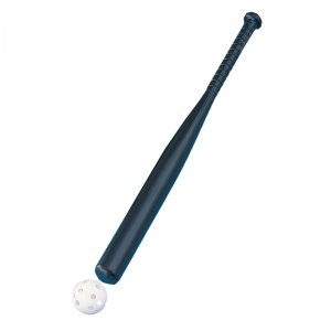 Plastic Bat & Ball Combo,black