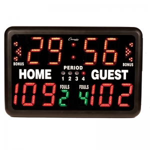 Tabletop Indoor Electronic Scoreboard,24inchl X 16inchh X 10inchd