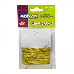 GOLD ELASTIC CORD 10 YDS 