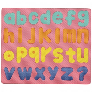 WonderFoam Magnetic Letters Puzzle, Lower Case Letters, 11.5" x 9.5", 26 Pieces