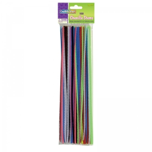 (12 Pk) Chenille Stems Asstd 12in