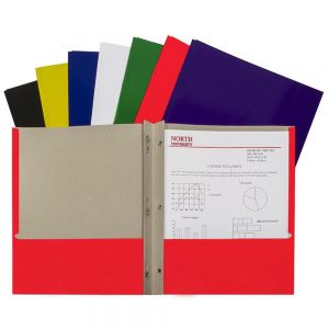 (100 Ea) Portfolio W/ Prongs Asst 