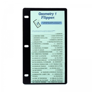 (2 EA) GEOMETRY 1 FLIP UP STUDY  GUIDE