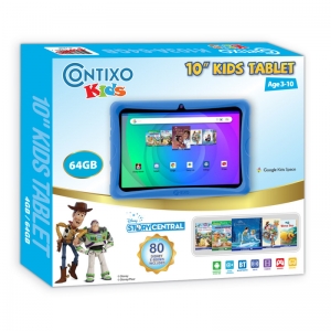 K103a Blue 10 Inch Kids Hd Tablet 