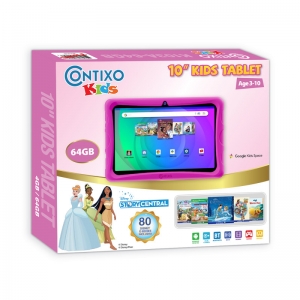 K103a Pink 10 Inch Kids Hd Tablet 