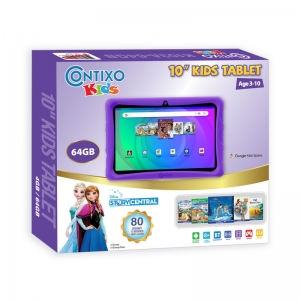 K103a Purple 10 Inch Kids Hd Tablet 