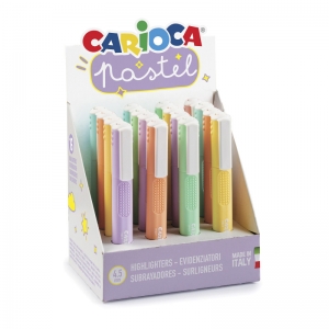 Pastel Washable Highlighters Display - 16 Pieces