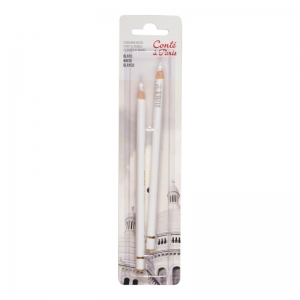 Pastel Pencils, White, Pack of 2
