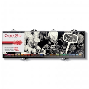 Carrs Couleurs Colour Crayons, Assorted, Set of 24