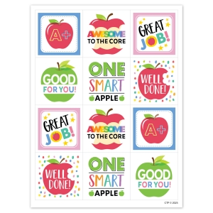 APPLE TIME APPLE REWARD STICKERS 