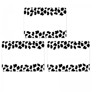 (3 PK) COW PRINT LABELS FARM FRIENDS