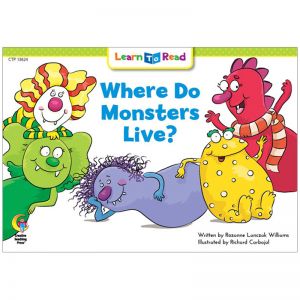 Learn to Read Book, Where Do Monsters Live?, Pack of 6