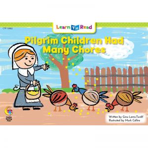 Learn to Read Book, Pilgrim Children Had Many Chores, Pack of 6