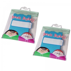 (2 Pk) Book Buddy Bags 6 Per Pk 10x12