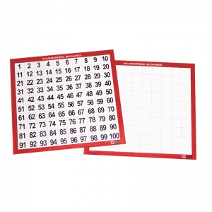 LAMINATED HUNDRED BOARDS SET OF 10   