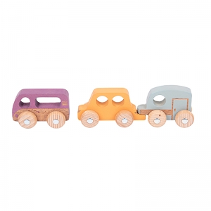 Rainbow Wooden Adventure Vehicles - Set of 3