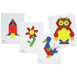 (3 Ea) Pattern Block Activity Cards