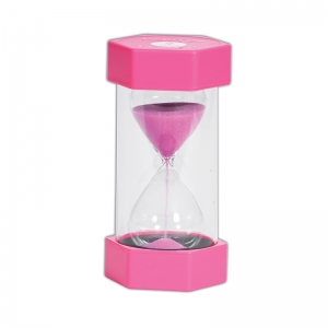 SAND TIMER 2 MINUTES PINK   