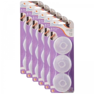 Door Knob Covers, 3 Per Pack, 6 Packs