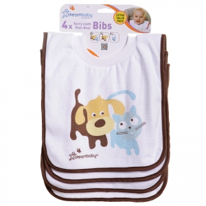 Terry Cloth Pull Over Bibs 