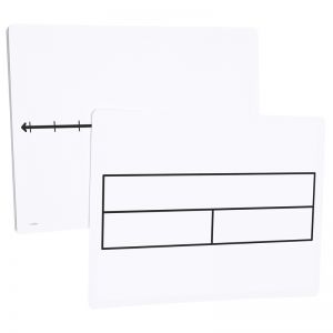 10ct Dry Erase Mats Part-part-whole Number Line